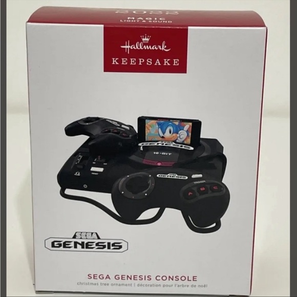 Hallmark Keepsake Ornament 2022 Sega Genesis Console Illuminates and sounds - Picture 3 of 4